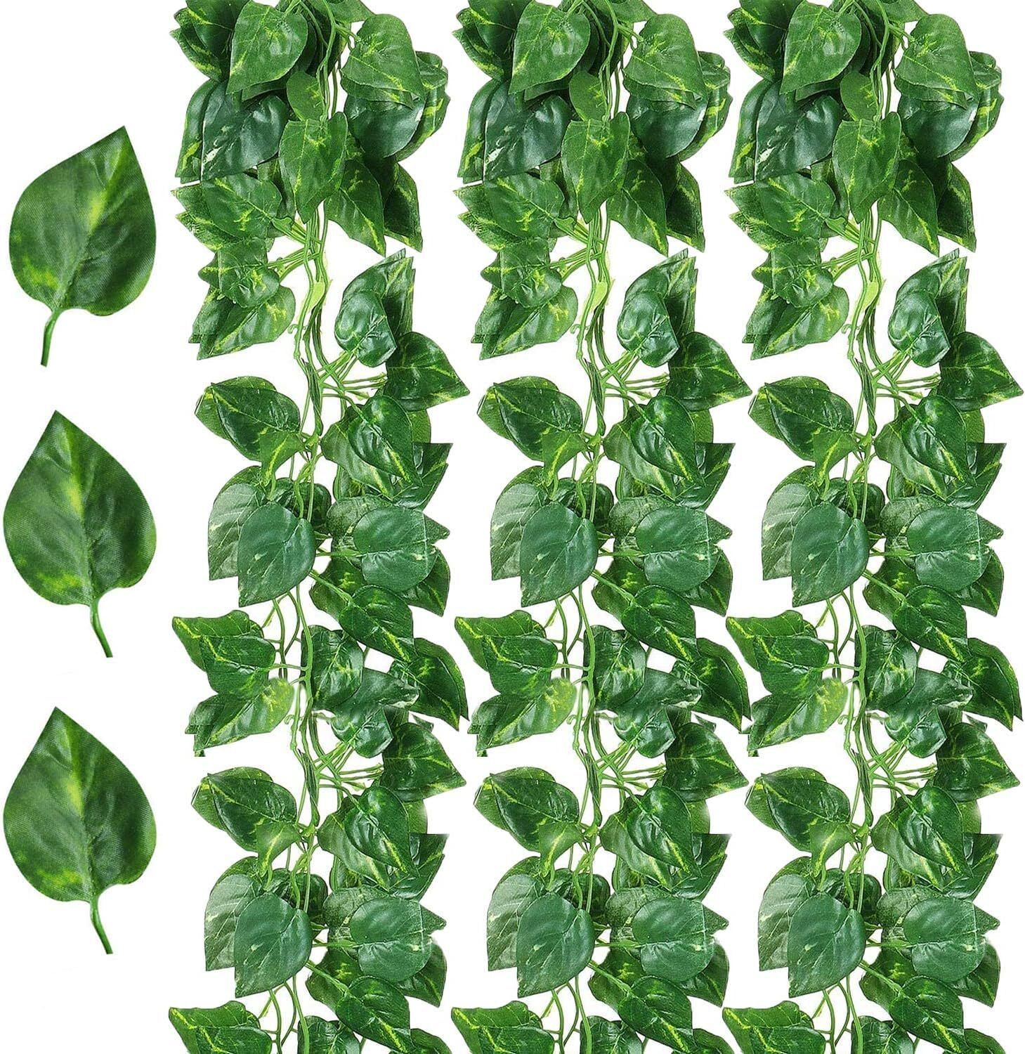 mimicrops Artificial Money Plant Ivy Vine 6ft Hanging Creeper Wall Roof Decor 8 Pcs Artificial Plant-picture-12