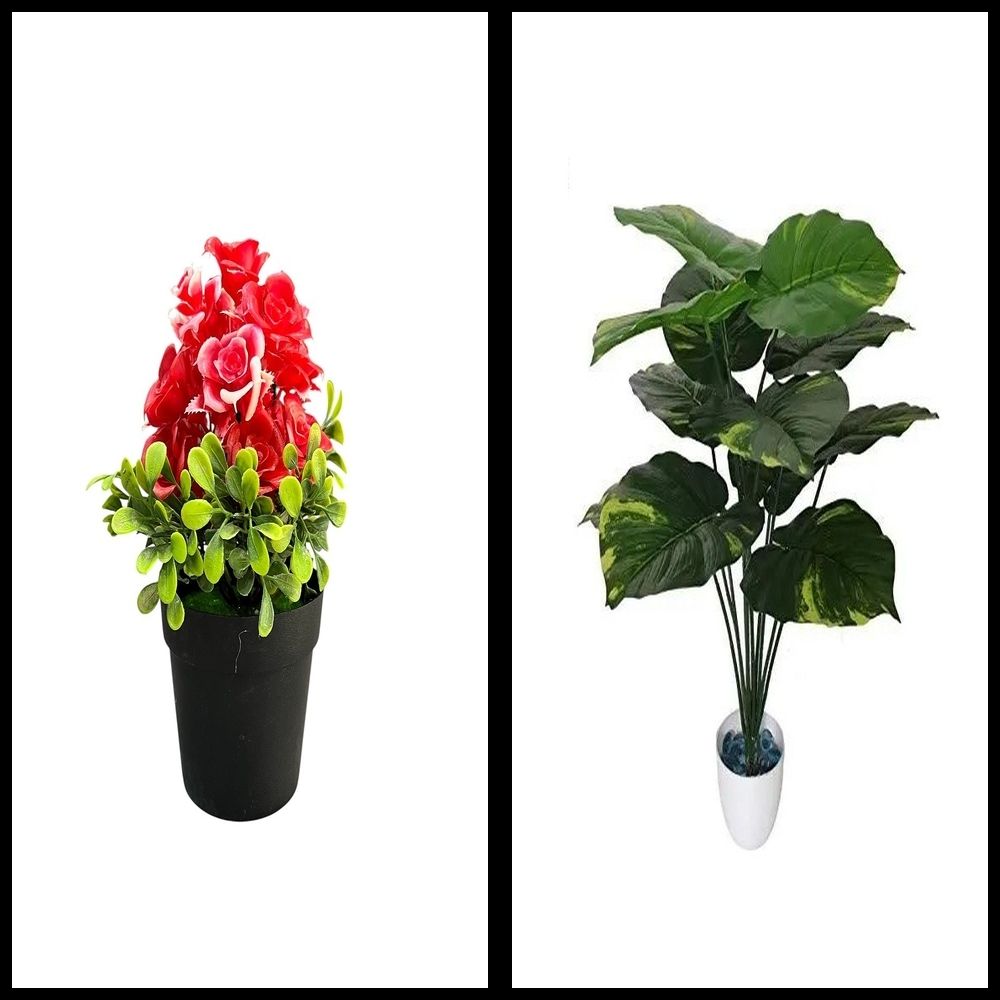 nexat Artificial Plant with Pot for Decoration of LivingRoom, Showcase or Office Table Bonsai Wild Artificial Plant with Pot-picture-9