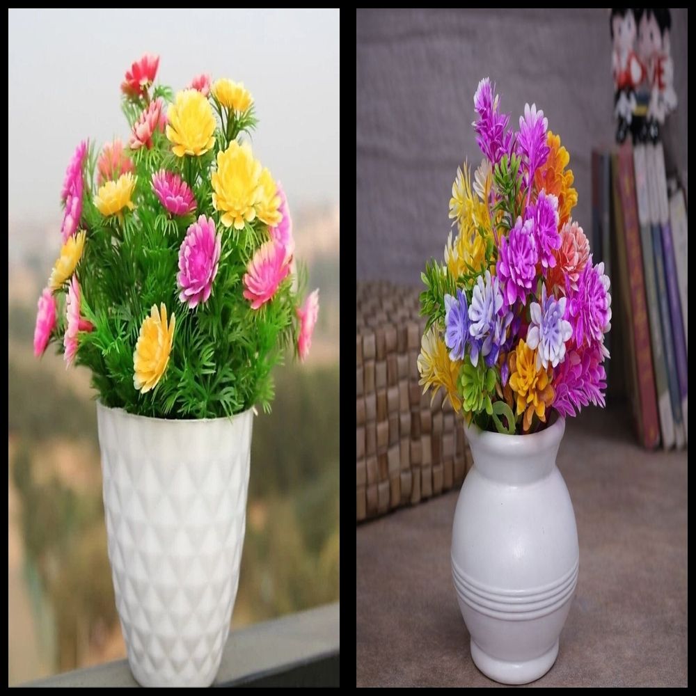 nexat Artificial Plant with Pot for Decoration of LivingRoom, Showcase or Office Table Bonsai Wild Artificial Plant with Pot-picture-34