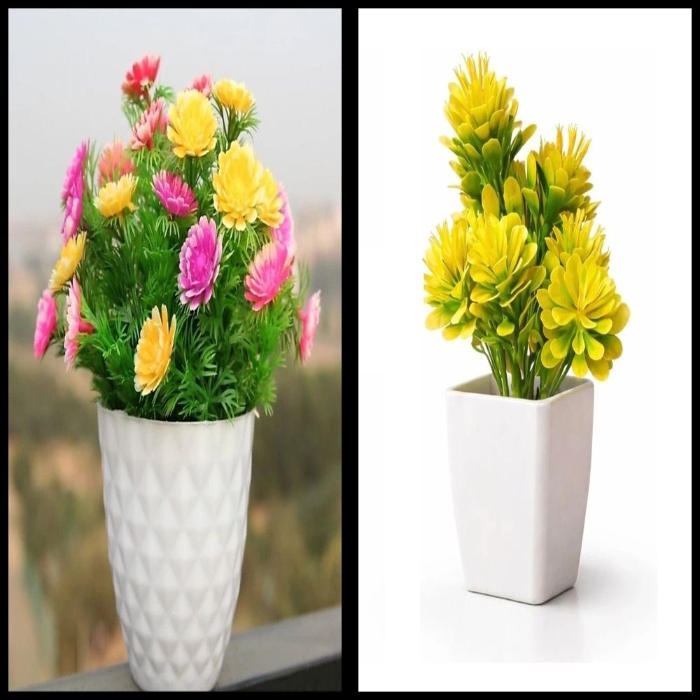 nexat Artificial Plant with Pot for Decoration of LivingRoom, Showcase or Office Table Bonsai Wild Artificial Plant with Pot-picture-23