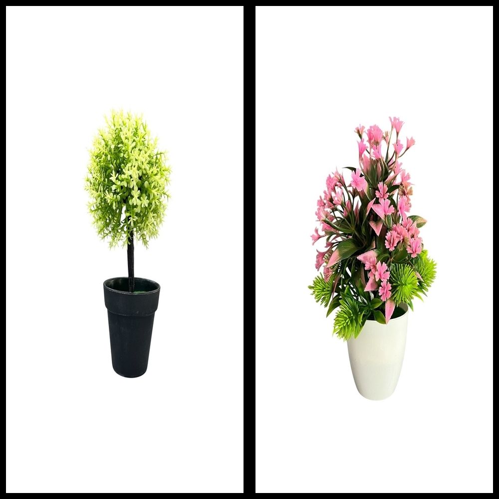 lakhaji Artificial Plant with Pot for Decoration of LivingRoom, Showcase or Office Table Bonsai Wild Artificial Plant with Pot-picture-5