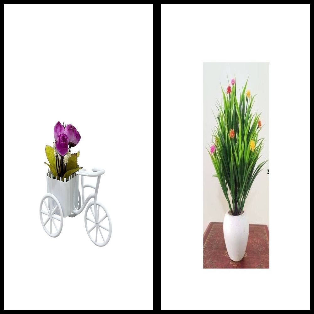 lakhaji Artificial Plant with Pot for Decoration of LivingRoom, Showcase or Office Table Bonsai Wild Artificial Plant with Pot-picture-28