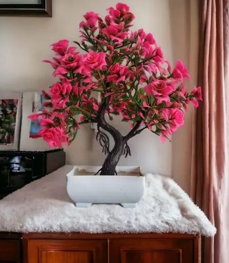 Artificial flowers tree Wild Artificial Plant with Pot-image-44