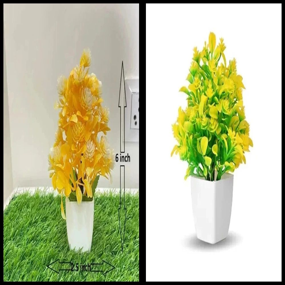 lakhaji Artificial Plant with Pot for Decoration of LivingRoom, Showcase or Office Table Bonsai Wild Artificial Plant with Pot-picture-9