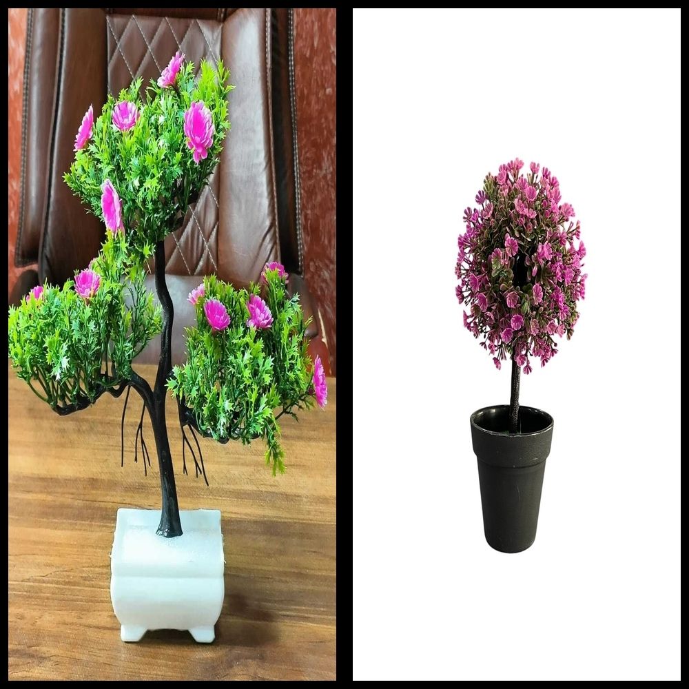 nexat Artificial Plant with Pot for Decoration of LivingRoom, Showcase or Office Table Bonsai Wild Artificial Plant with Pot-picture-41