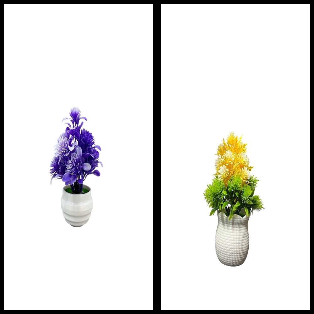 lakhaji Artificial Plant with Pot for Decoration of LivingRoom, Showcase or Office Table Bonsai Wild Artificial Plant with Pot-picture-49