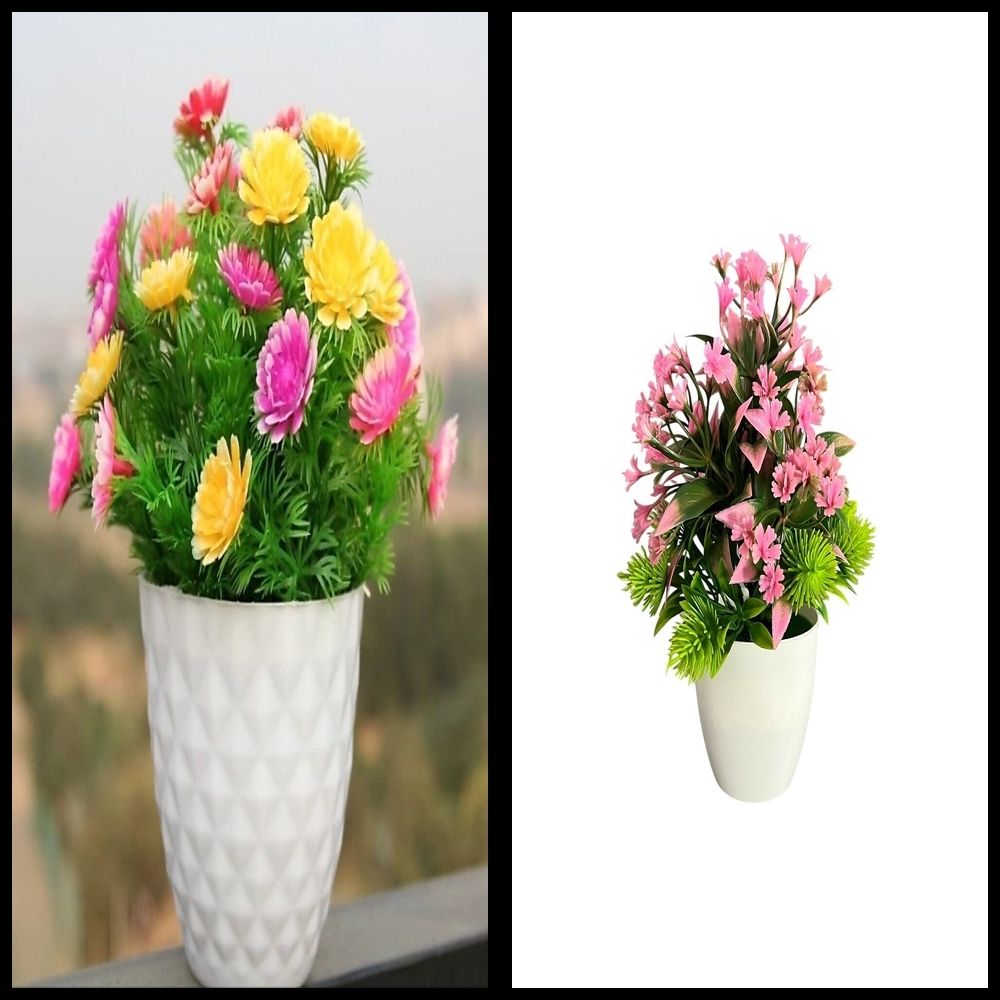 nexat Artificial Plant with Pot for Decoration of LivingRoom, Showcase or Office Table Bonsai Wild Artificial Plant with Pot-picture-27
