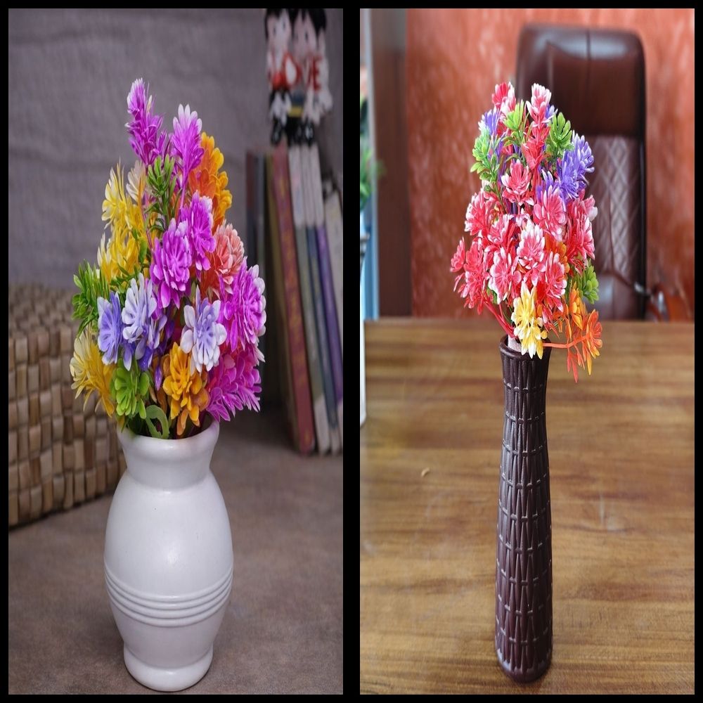 nexat Artificial Plant with Pot for Decoration of LivingRoom, Showcase or Office Table Bonsai Wild Artificial Plant with Pot-picture-0