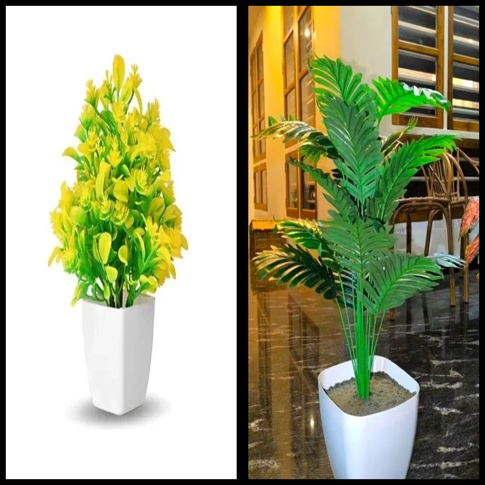 nexat Artificial Plant with Pot for Decoration of LivingRoom, Showcase or Office Table Bonsai Wild Artificial Plant with Pot-picture-34