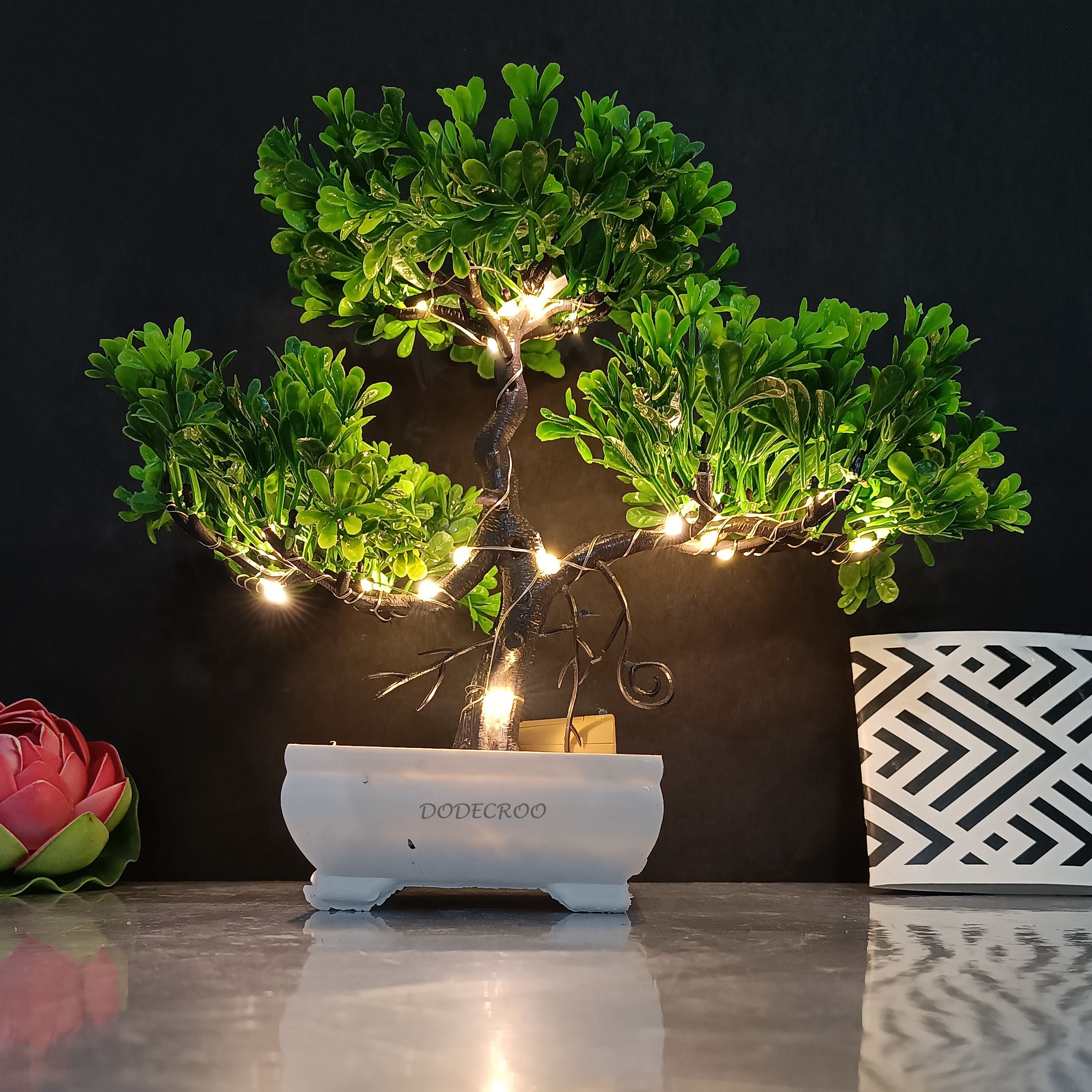 Artificial Tree for Home Decor -Best Artificial Plants for Your Office, Garden Bonsai Artificial Plant with Pot-image-2