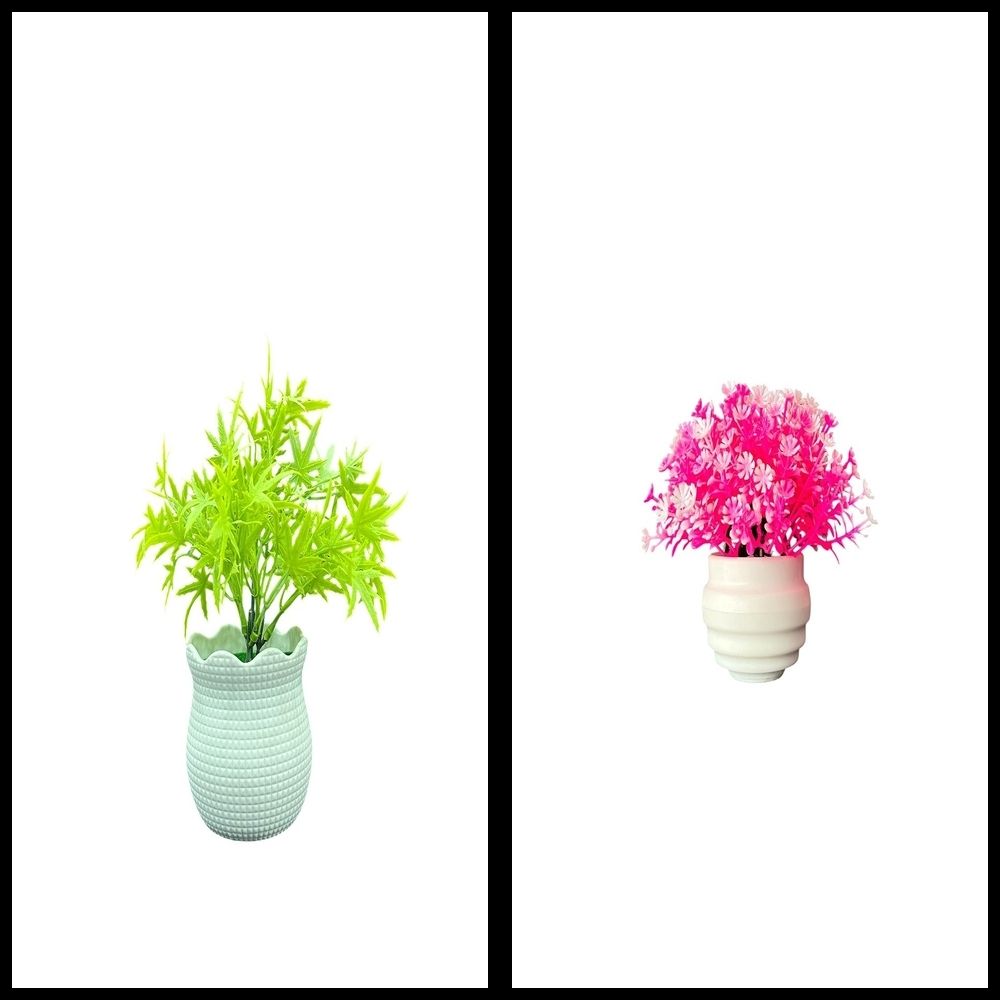 nexat Artificial Plant with Pot for Decoration of LivingRoom, Showcase or Office Table Bonsai Wild Artificial Plant with Pot-picture-11