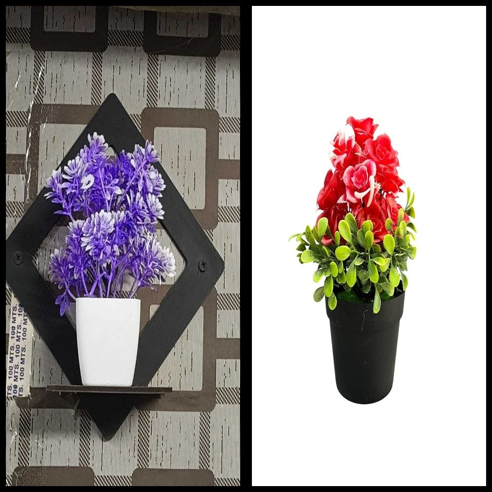 lakhaji Artificial Plant with Pot for Decoration of LivingRoom, Showcase or Office Table Bonsai Wild Artificial Plant with Pot-picture-40