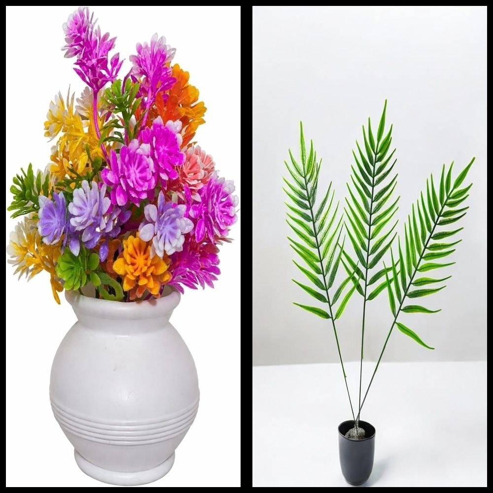 nexat Artificial Plant with Pot for Decoration of LivingRoom, Showcase or Office Table Bonsai Wild Artificial Plant with Pot-picture-22