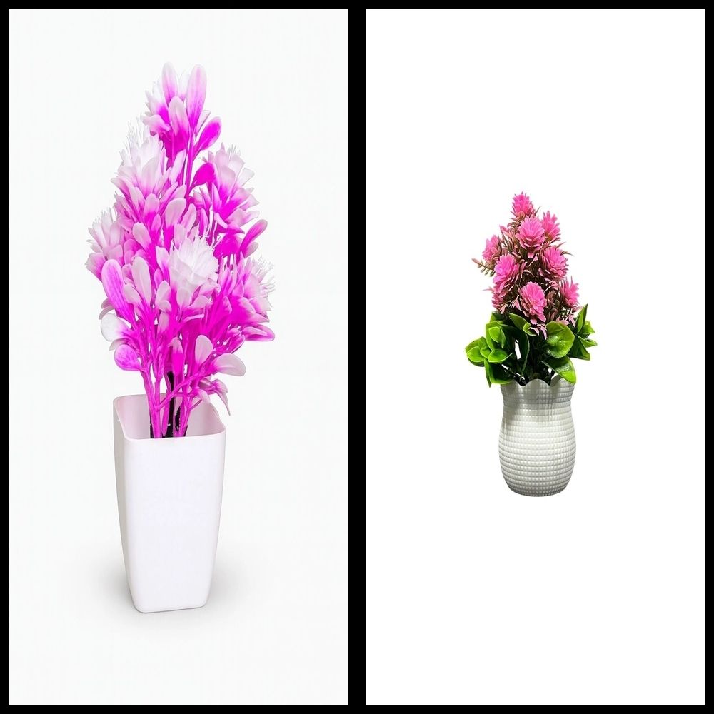 nexat Artificial Plant with Pot for Decoration of LivingRoom, Showcase or Office Table Bonsai Wild Artificial Plant with Pot-picture-29
