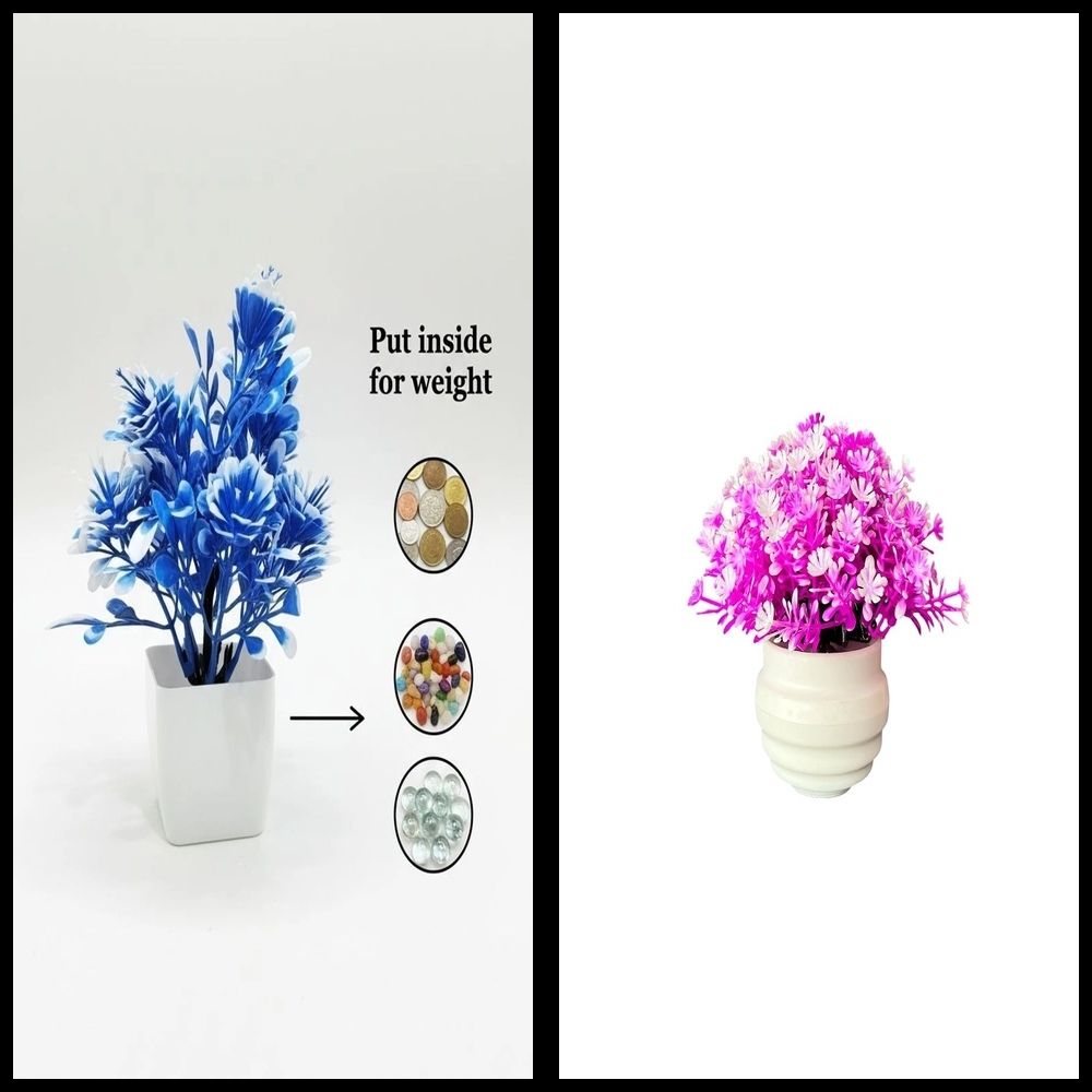nexat Artificial Plant with Pot for Decoration of LivingRoom, Showcase or Office Table Bonsai Wild Artificial Plant with Pot-picture-9