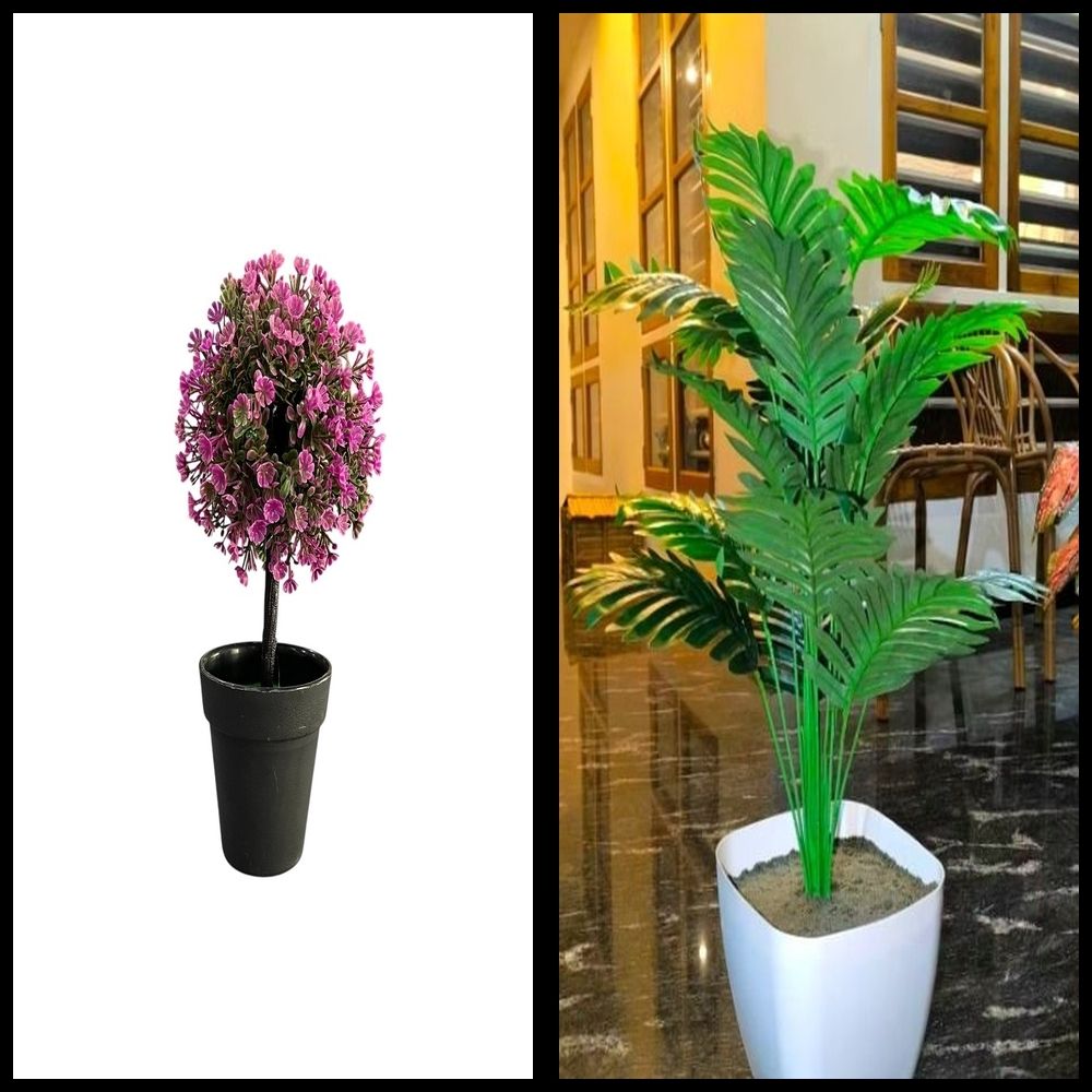 lakhaji Artificial Plant with Pot for Decoration of LivingRoom, Showcase or Office Table Bonsai Wild Artificial Plant with Pot-picture-35