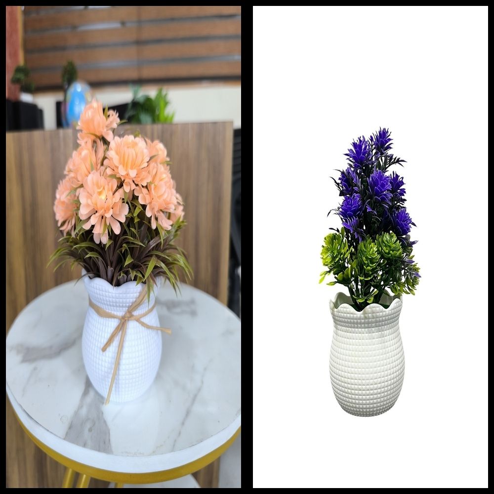 nexat Artificial Plant with Pot for Decoration of LivingRoom, Showcase or Office Table Bonsai Wild Artificial Plant with Pot-picture-32