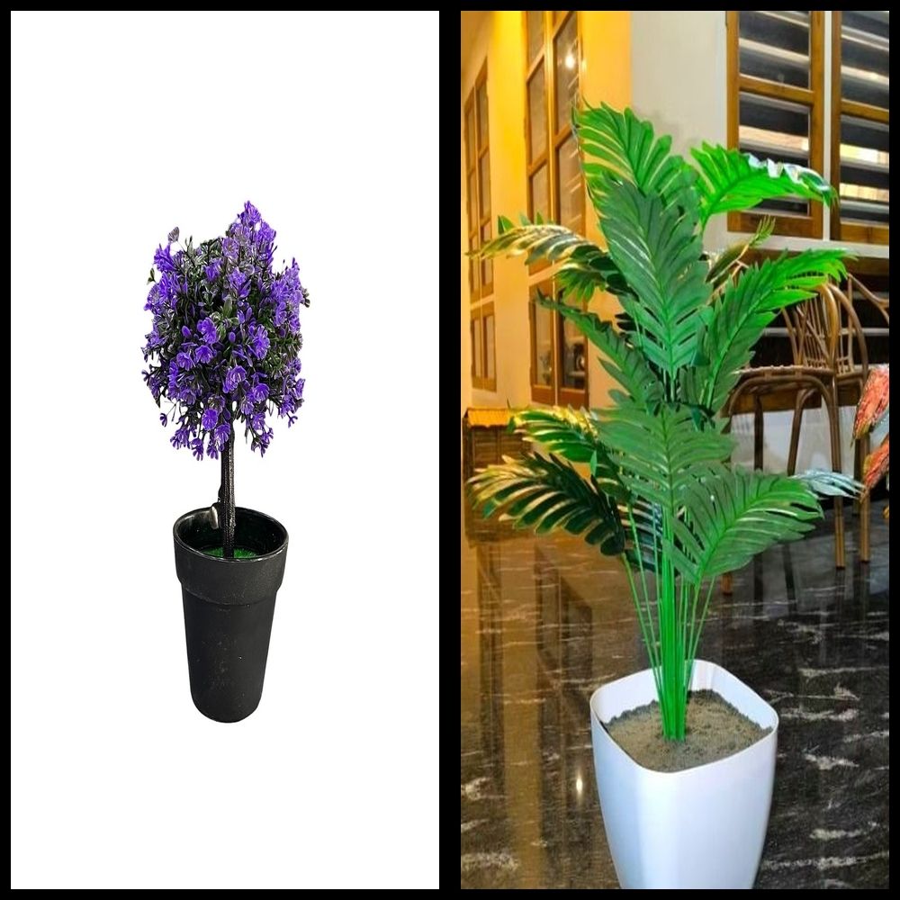 nexat Artificial Plant with Pot for Decoration of LivingRoom, Showcase or Office Table Bonsai Wild Artificial Plant with Pot-picture-31