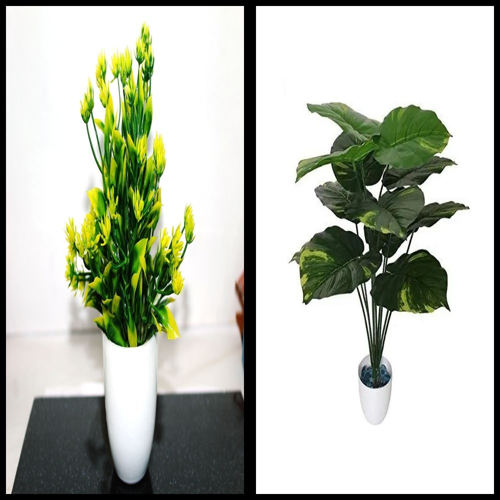 nexat Artificial Plant with Pot for Decoration of LivingRoom, Showcase or Office Table Bonsai Wild Artificial Plant with Pot-picture-7