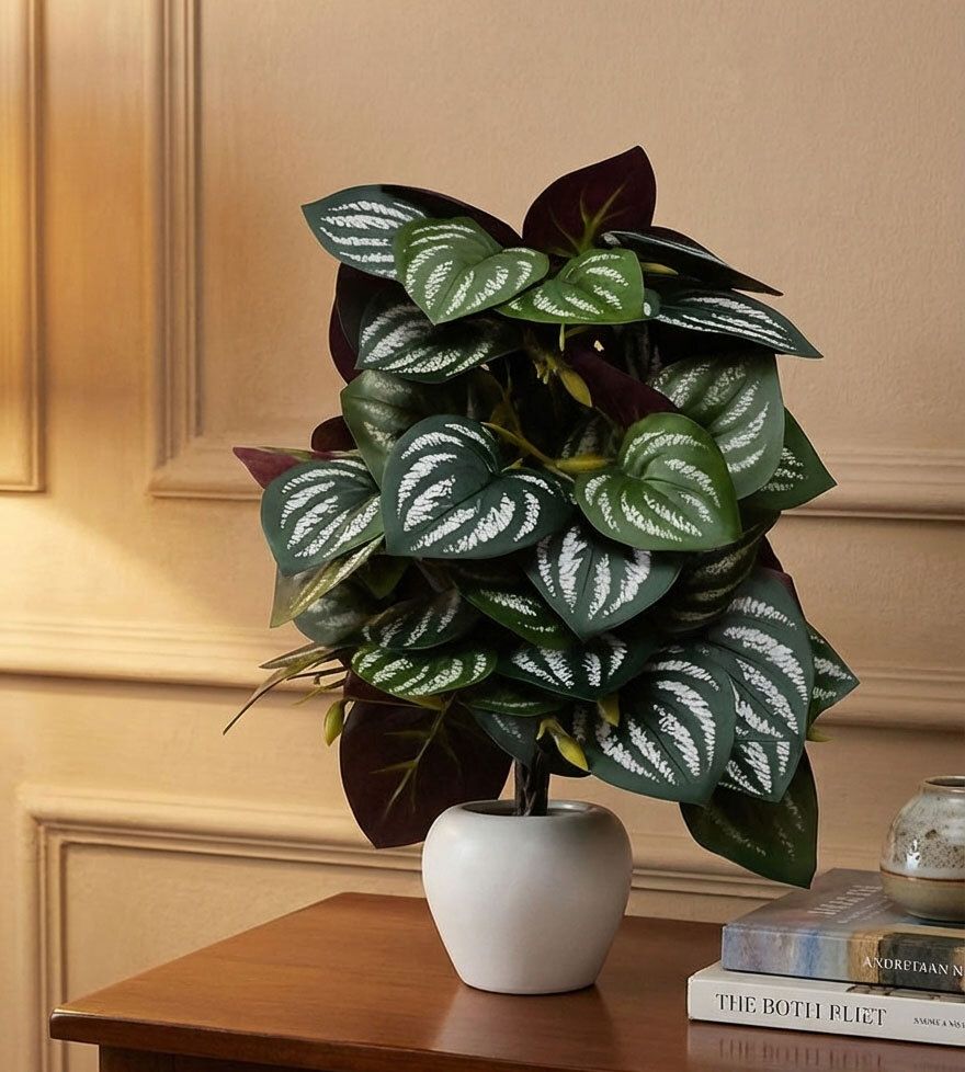 whandly Indoor Artificial Plant For Desk & Home Décor , Mini Faux Greenery Décor Bonsai Wild Artificial Plant with Pot-picture-28