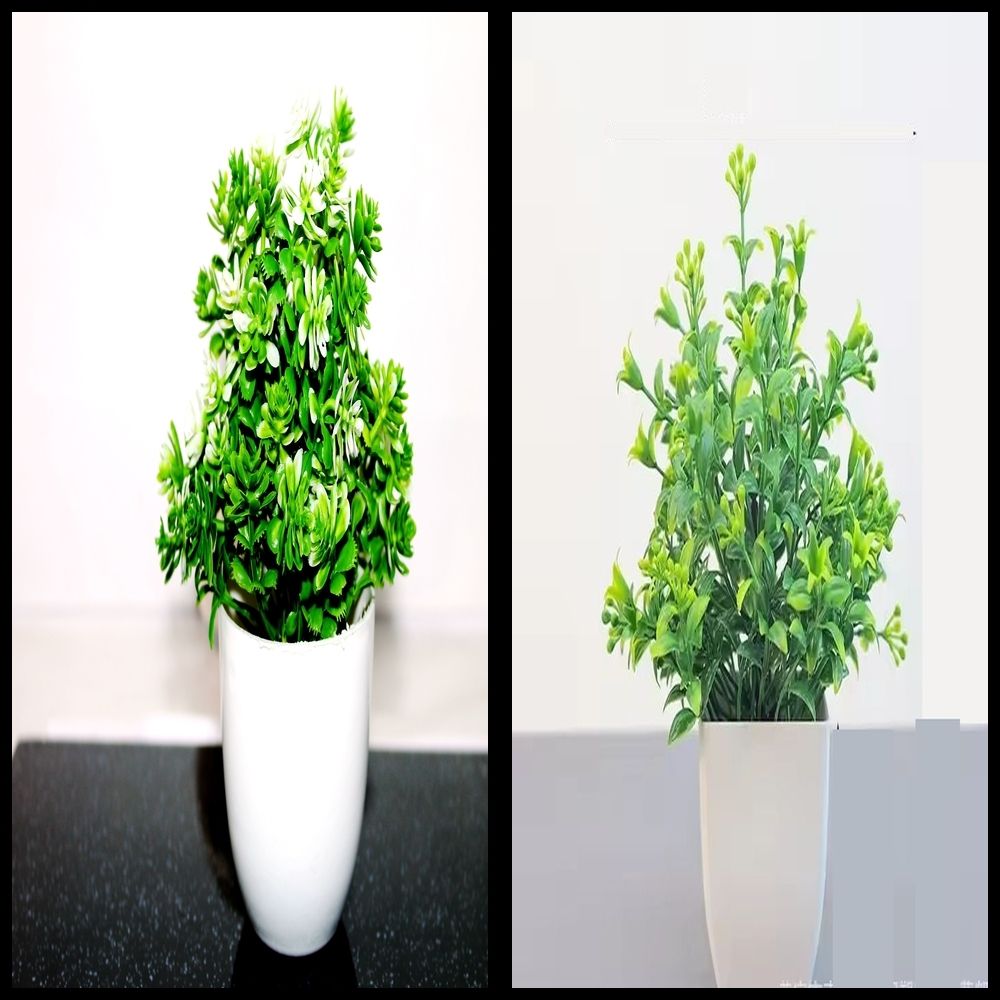 nexat Artificial Plant with Pot for Decoration of LivingRoom, Showcase or Office Table Bonsai Wild Artificial Plant with Pot-picture-10