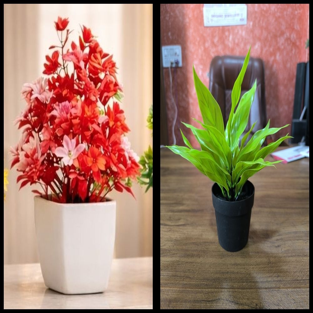 lakhaji Artificial Plant with Pot for Decoration of LivingRoom, Showcase or Office Table Bonsai Wild Artificial Plant with Pot-picture-40