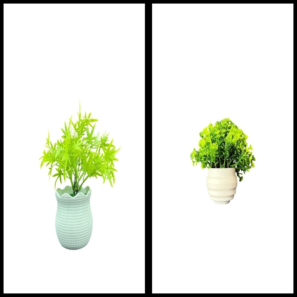 nexat Artificial Plant with Pot for Decoration of LivingRoom, Showcase or Office Table Bonsai Wild Artificial Plant with Pot-picture-22