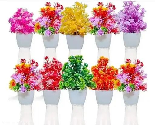 Bonsoi for home decoration,office decor, cafe,Wild Artificial Plant with Pot Bonsai Artificial Plant with Pot