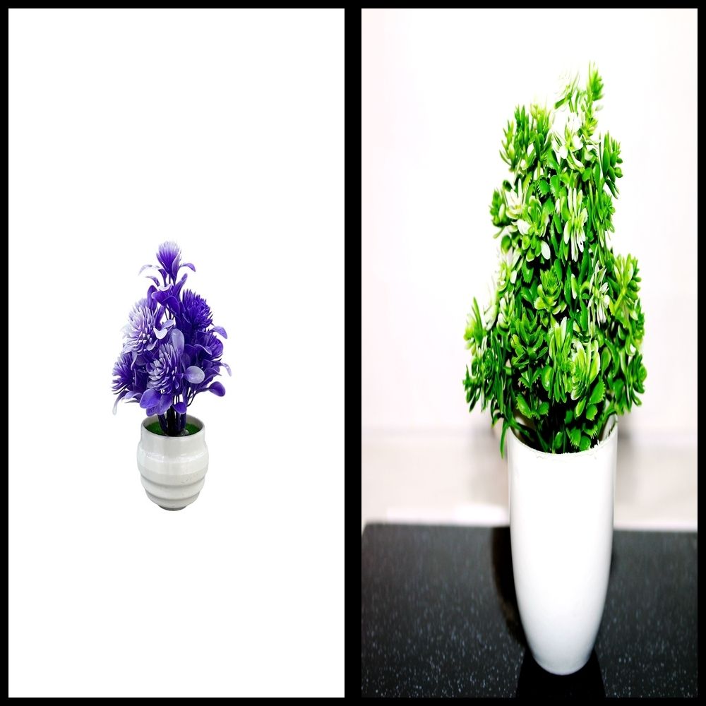 nexat Artificial Plant with Pot for Decoration of LivingRoom, Showcase or Office Table Bonsai Wild Artificial Plant with Pot-picture-36