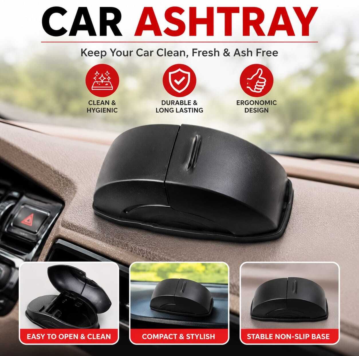 CS-ASH-001 Black Aluminium Ashtray-image-15