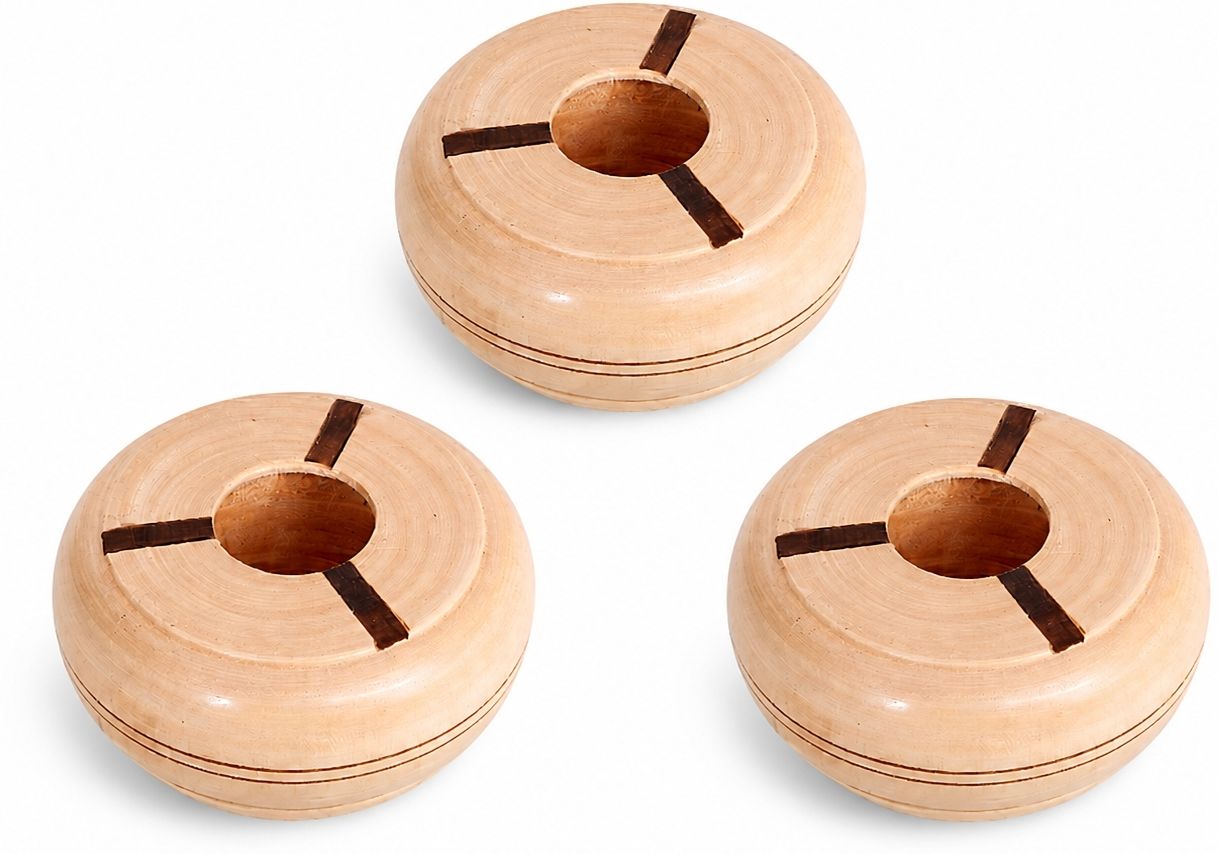 Ash Tray | Premium Wooden Ashtray for Home & Office Brown Wood Ashtray White Wood Ashtray-image-1