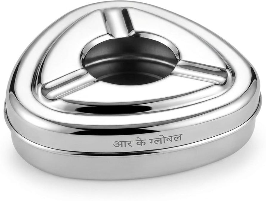 TRIO Steel Stainless Steel, Steel Ashtray-image-25