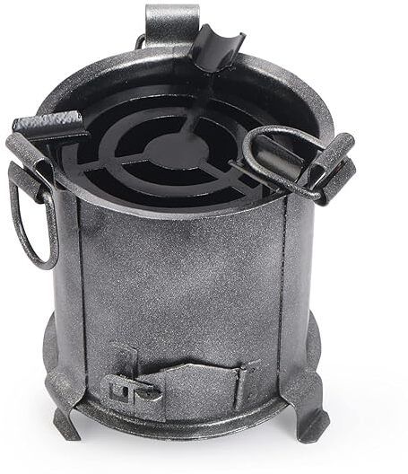 bogenlite BBQ Black Iron Ashtray for Home | Cigarette Smoking Ash Tray | Durable Metal Black Iron Ashtray-picture-34