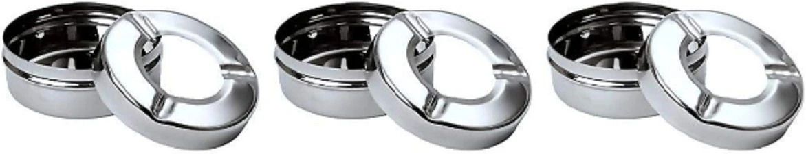 3 PCs Ash Tray Stainless Steel Ashtray Bar Hotel Restaurant Car Cigarette Ash Holder Ash Plate Ash Tray Steel Steel Ashtray-image-26