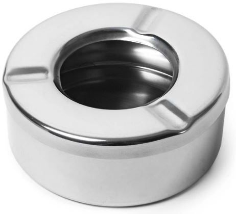 Stainless Steel Cigarette/Bar Ashtray Steel Ash Tray Silver Stainless Steel Ashtray-image-10