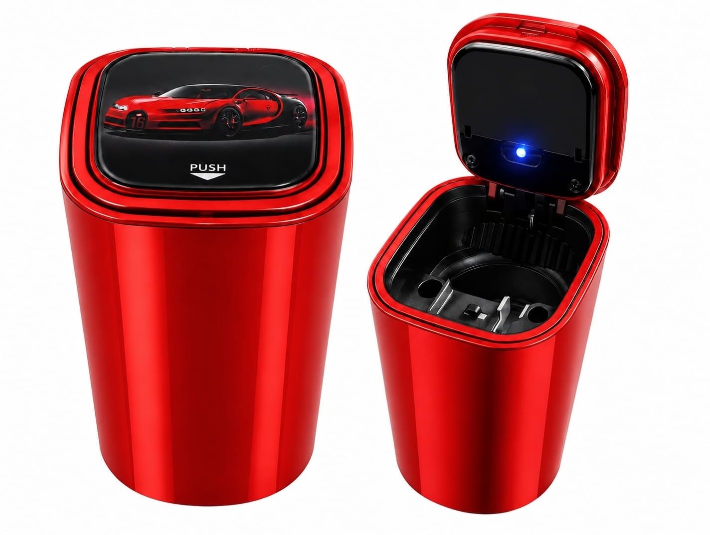 Red Plastic Ashtray-image-10