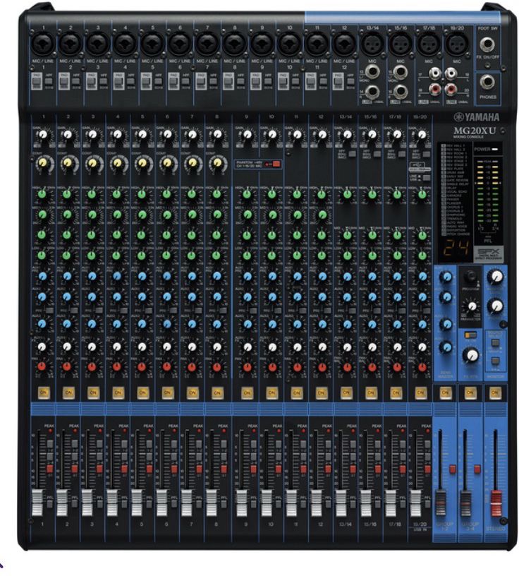 MG20XU 20-Channel Mixing Console 20 Tracks Digital Multi-track Recorder-image-7