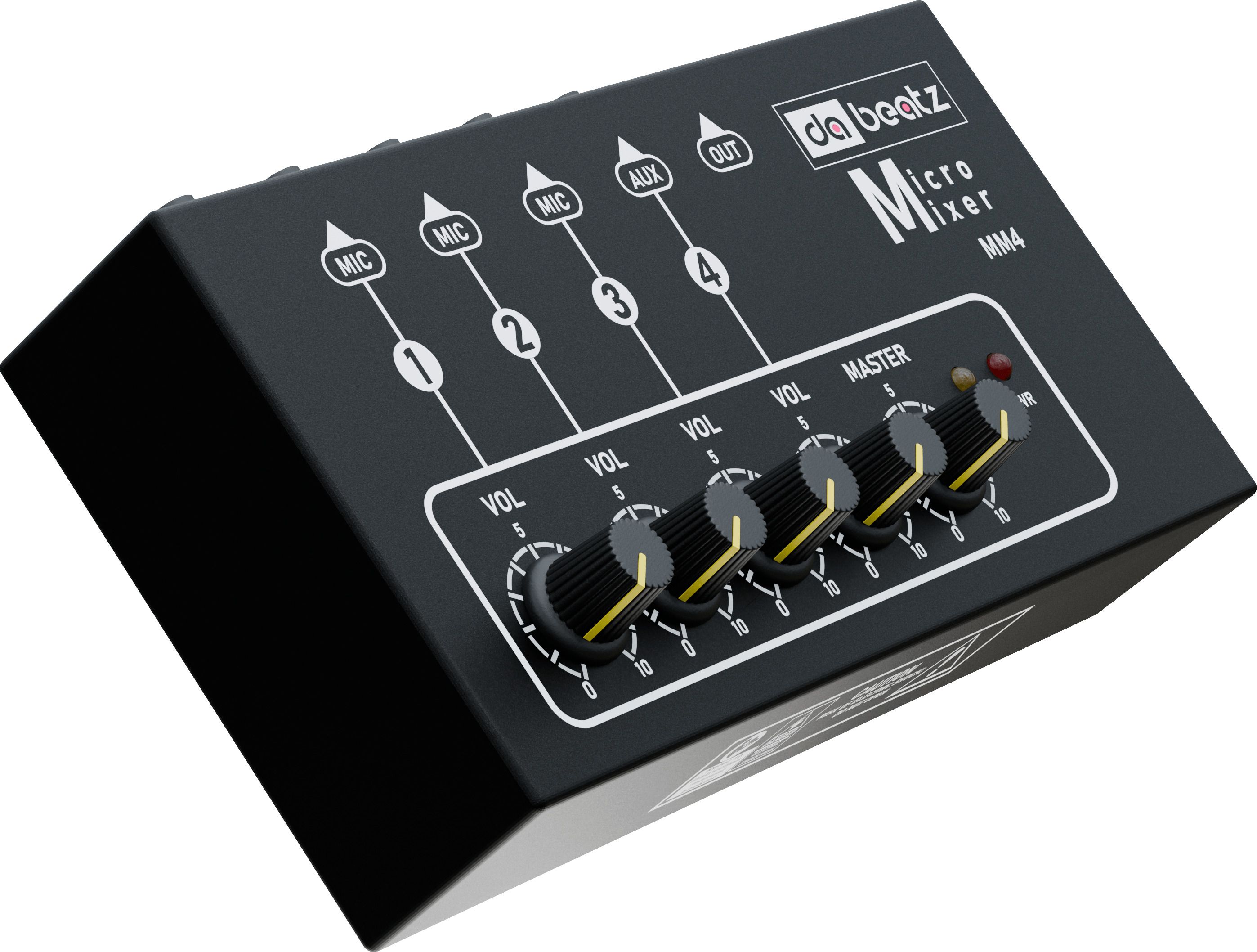 4-Channel MM4 Audio interface Professional Analog Sound Mixer For Parties & Club Audio Interface-image-16