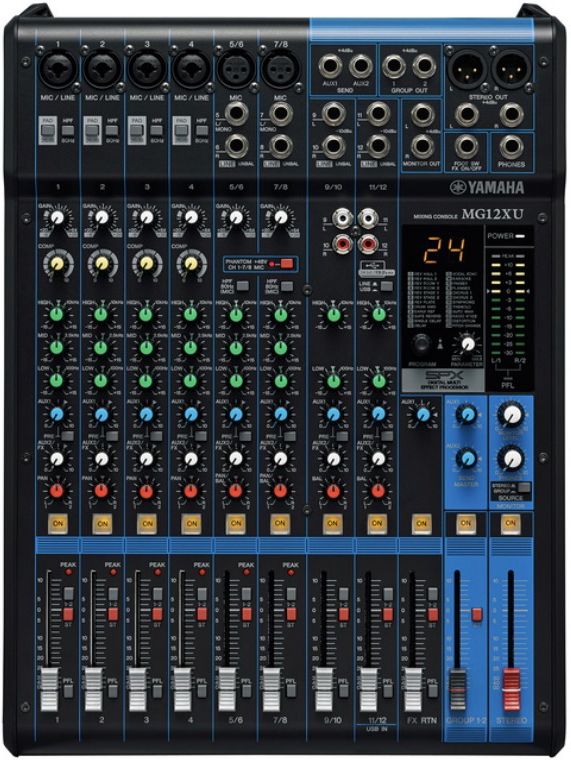 yamaha MG12XU 12-Channel Mixing Console Audio Interface-picture-17