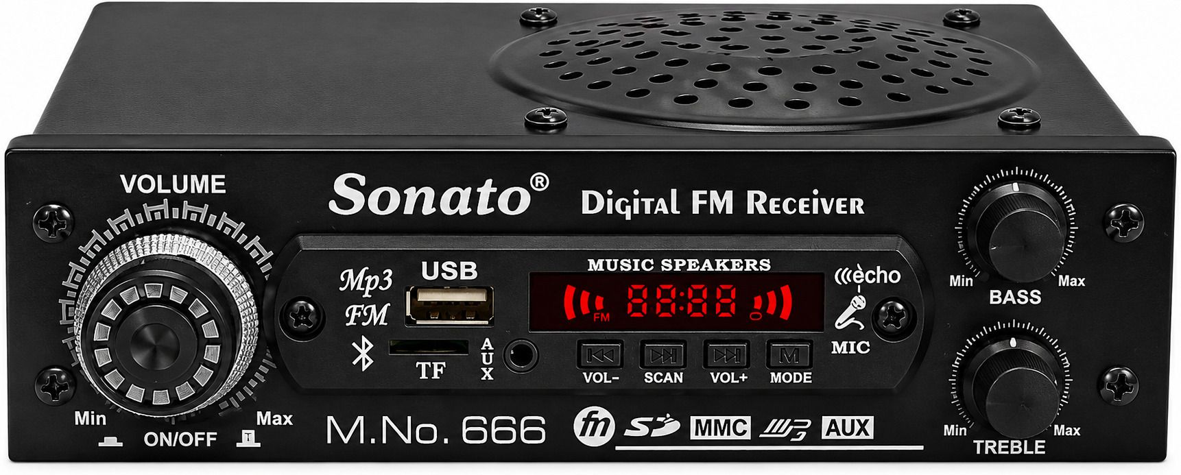 Sonato 666 USB Fm Player 32 GB MP3 Player-image-43