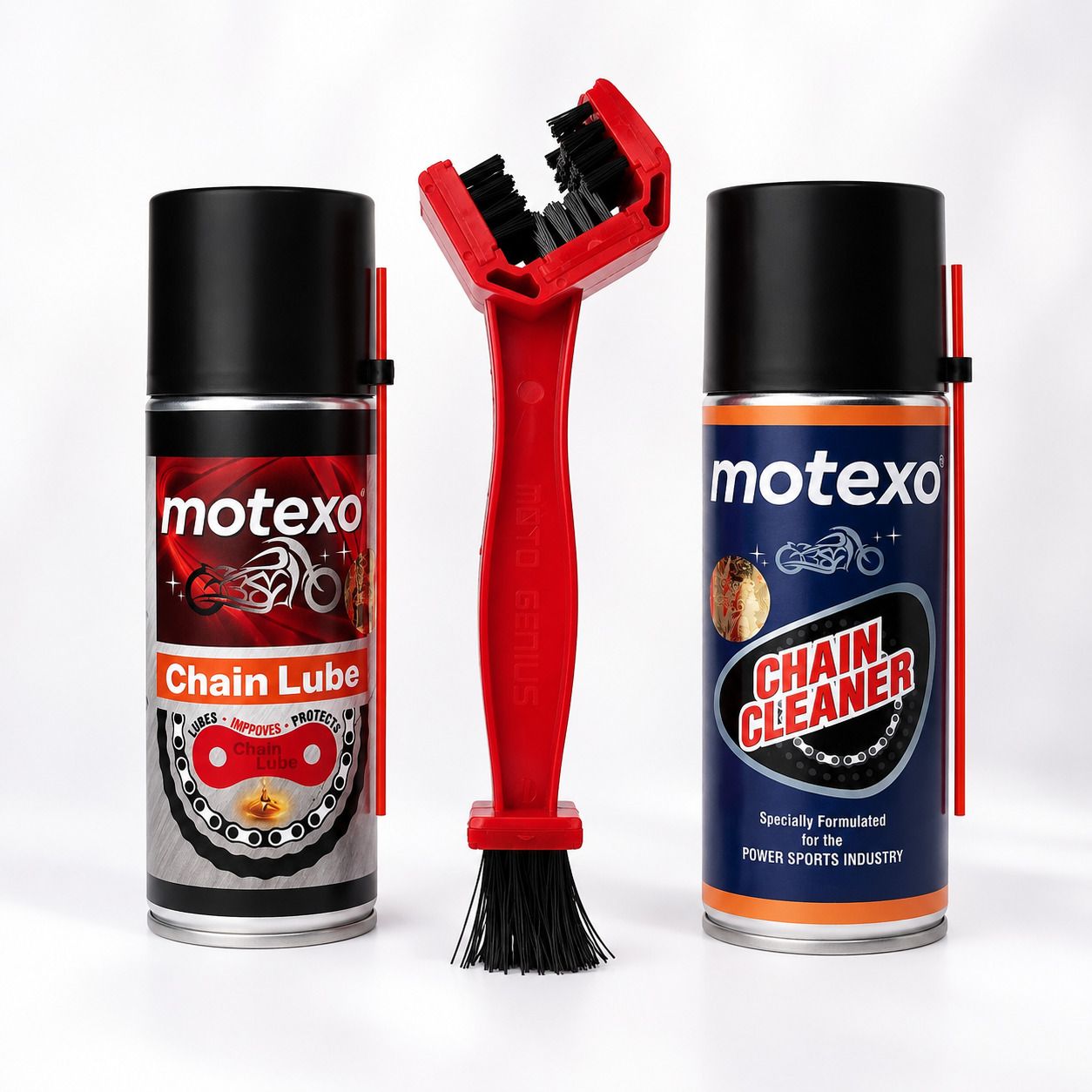 motexo 1 Bottle Of Chain Cleaner, 1 Bottle Of Chain Lubricant, 1 Chain Cleaning Brush Combo-picture-25