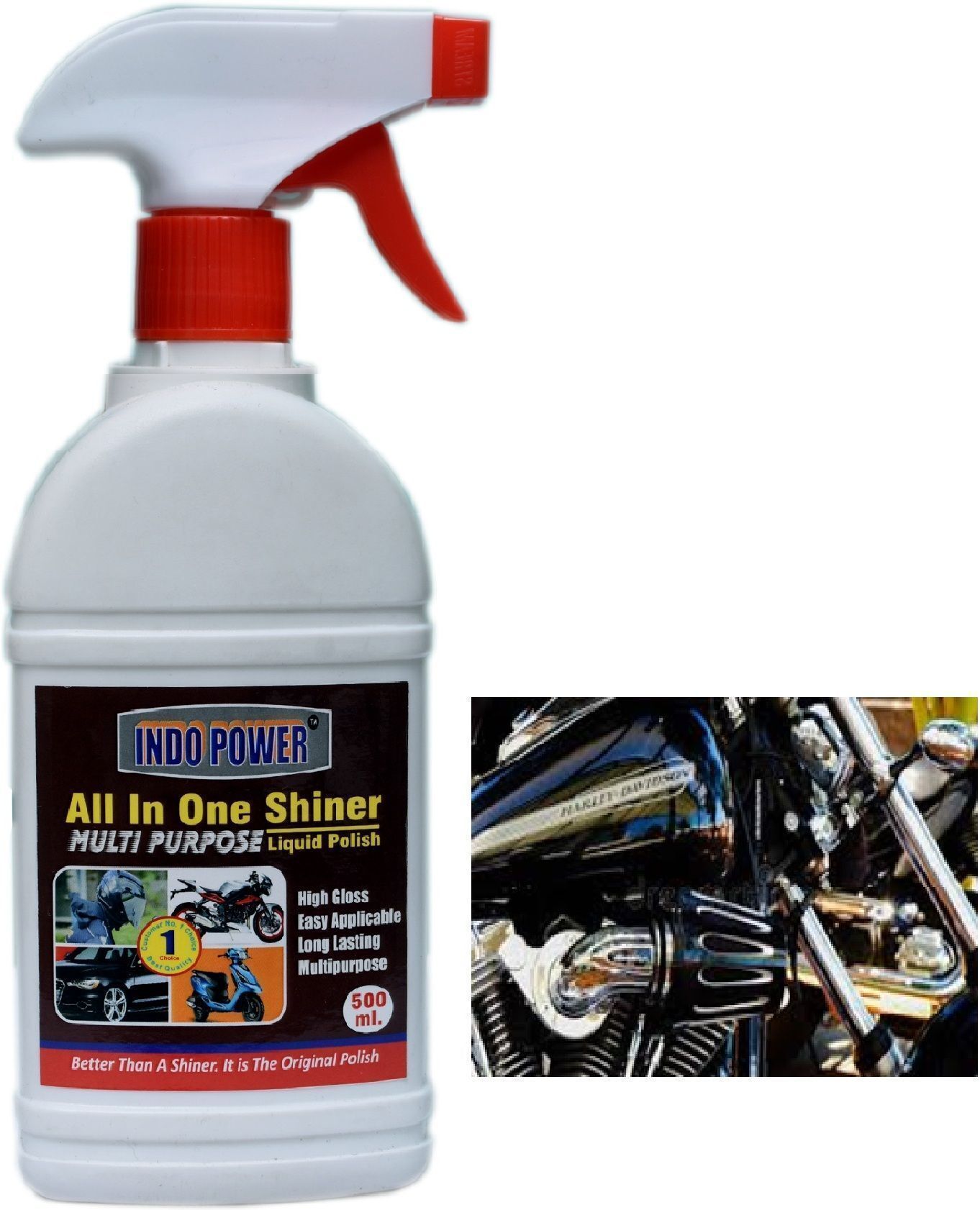 indopower BTt2150-ALL IN ONE SHINER SPRAY 500ml. Combo-picture-44