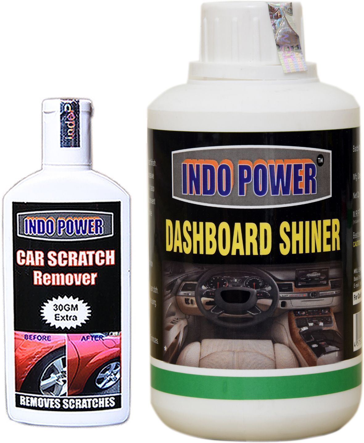 indopower DASHBOARD SHINER 250ml+ Scratch Remover 100gm. Combo-picture-45
