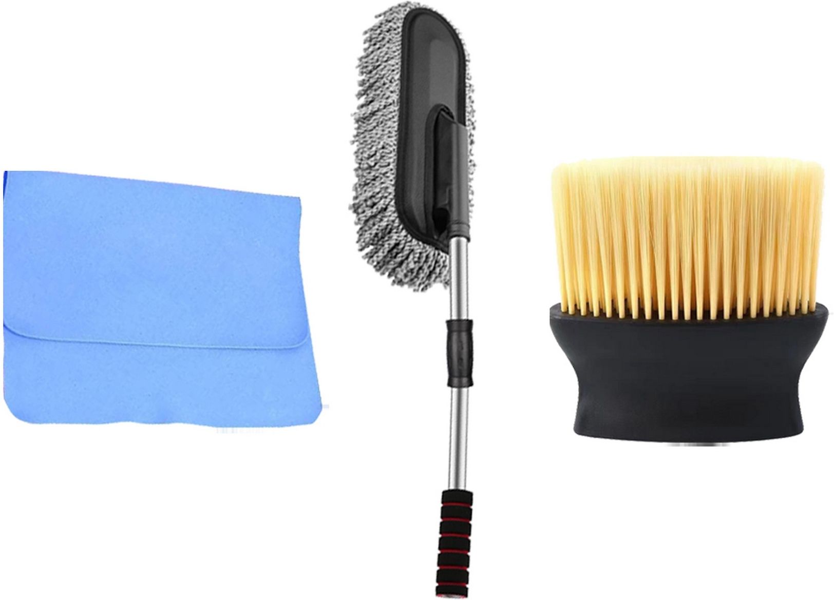 srbkfashion 3 Pcs Combo Of Big Brush, Microfiber Extended Big Duster, Magic Towel Combo-picture-24