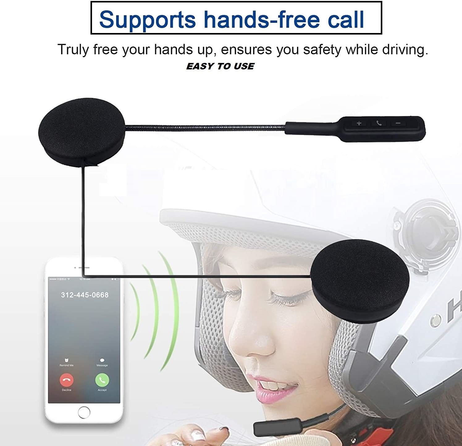 Helmet Bluetooth Universal Combo-image-1