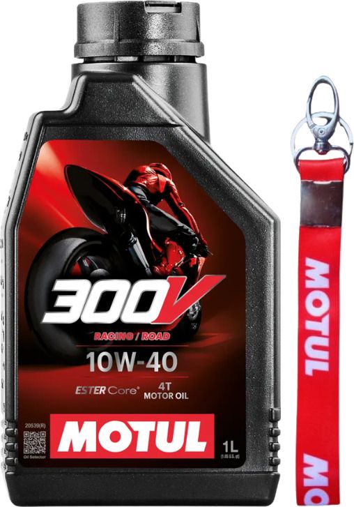 motul 300V 10W40 ENGINE OIL-1L WITH FREE KEYCHAIN Combo-picture-48
