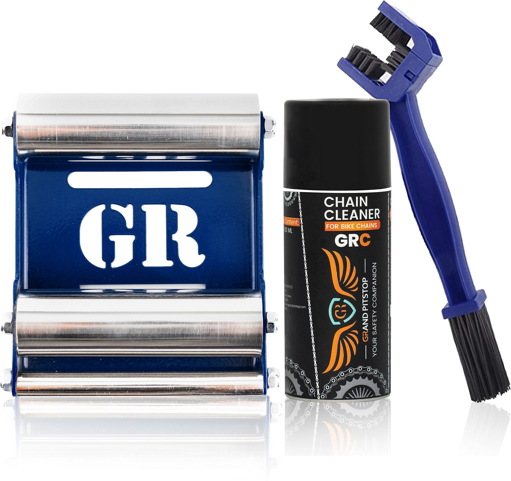 grandpitstop Combo of Chain Cleaning Brush & GR Chain Cleaner-160ml & Groller Small Combo-picture-15