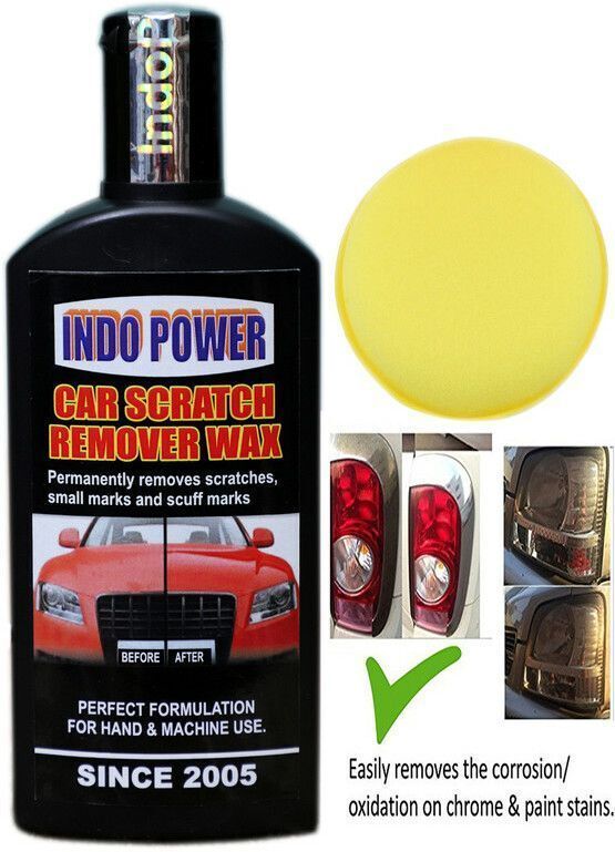 CAR SCRATCH REMOVER WAX 100ml.+ One Foam Applicator Pad. Combo-image-22