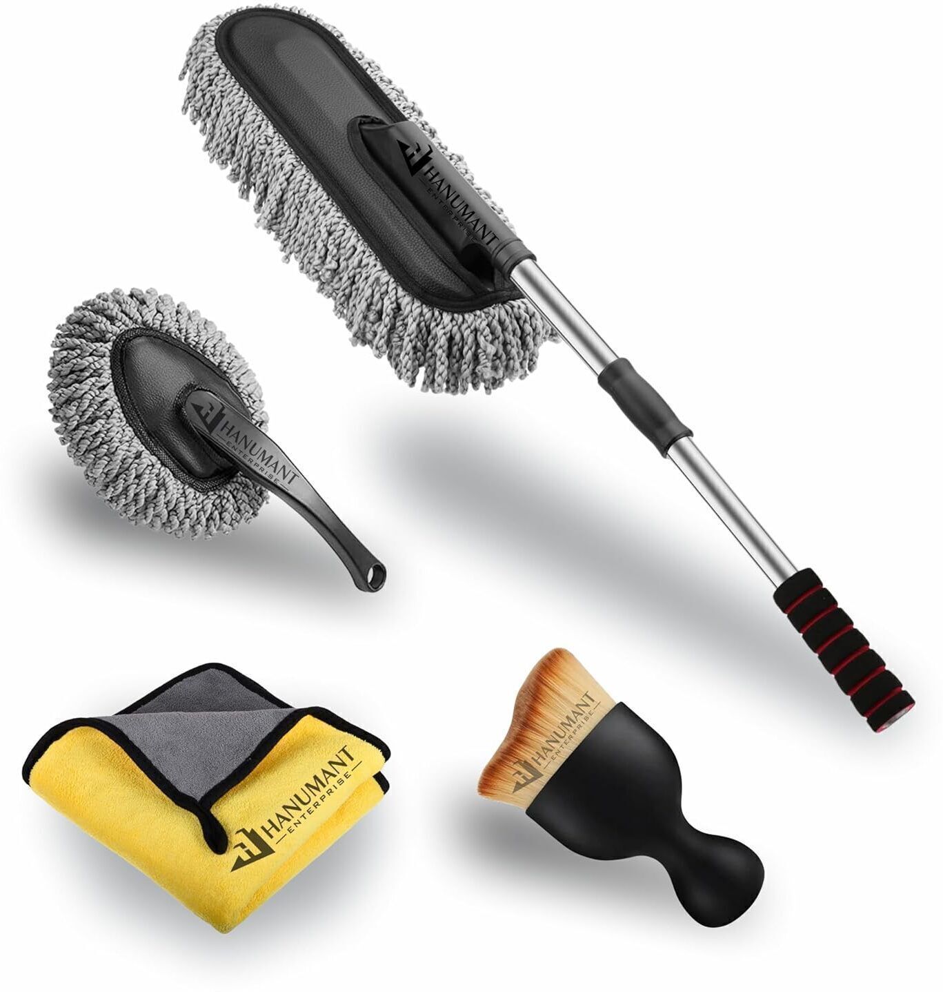 1 × Exterior Duster 1 × Interior Duster 1 × Interior Brush 1 × Microfiber Towel Combo