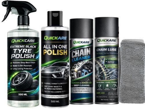 1 Chain Cleaner, 1 Tyre polish, 1 Chain Lube, 1 All in One POlish, 1 Cleaning Brush Combo-image-36